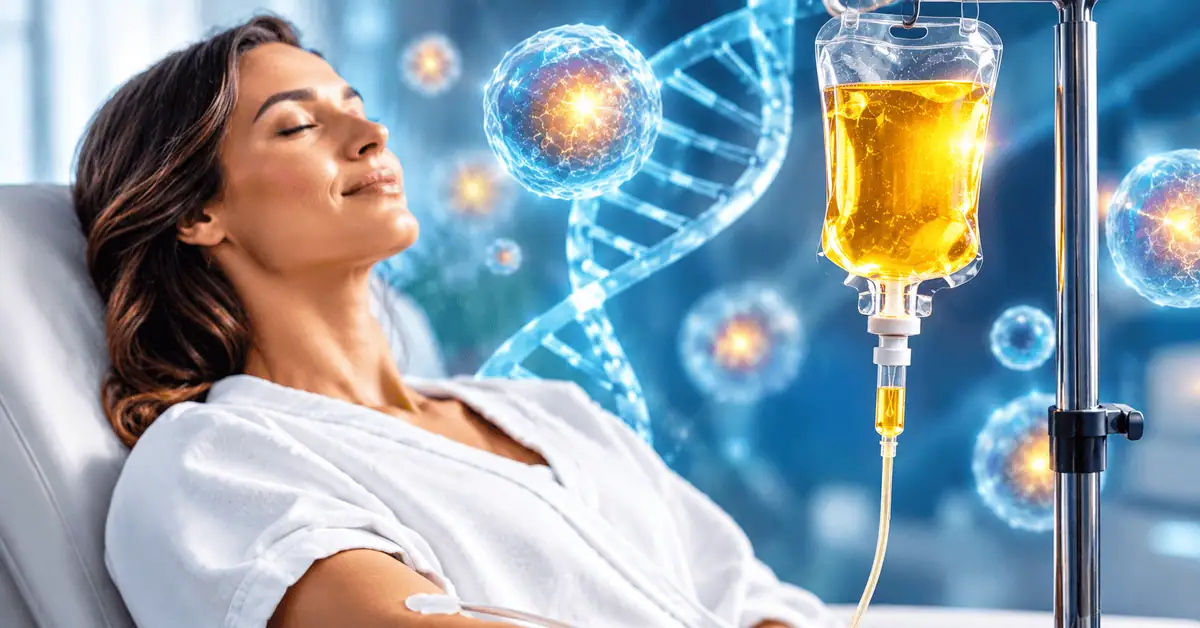 NAD+ IV therapy supporting cellular energy and vitality